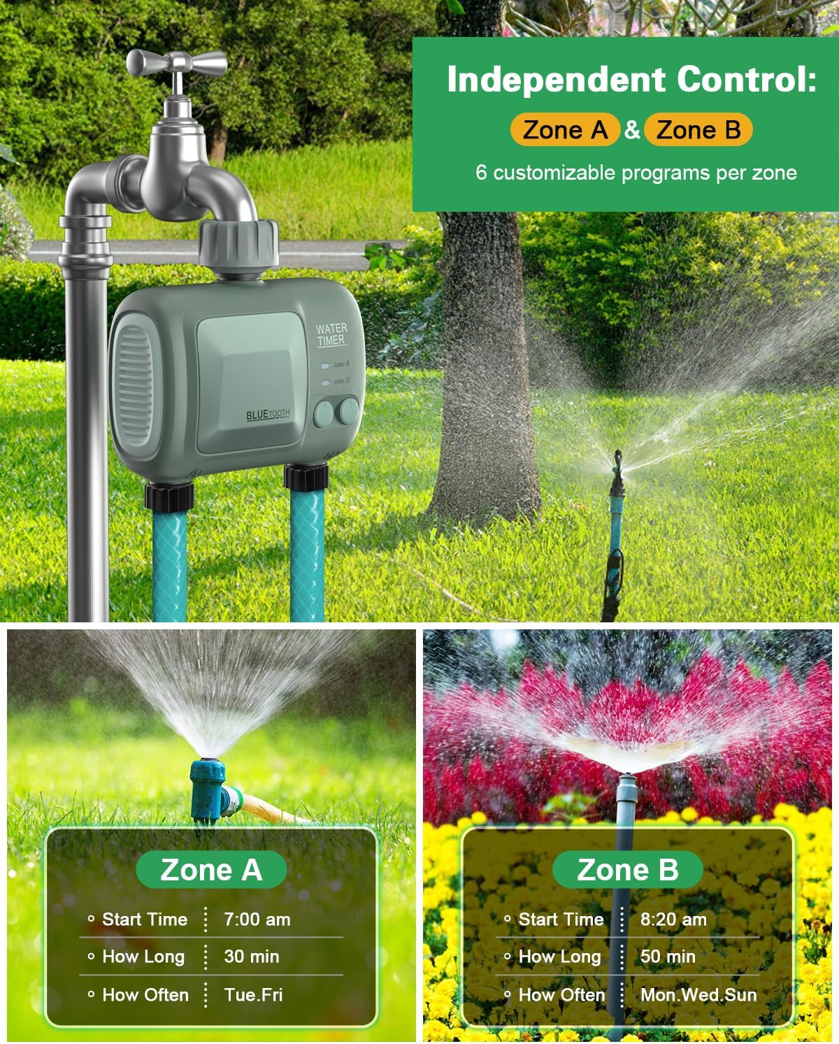 Bexans™ Smart WiFi Water Timer-2 zone